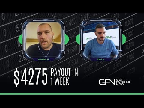 Video thumbnail - Get Funded Now trader: Passing the 1 Step on a $100k account